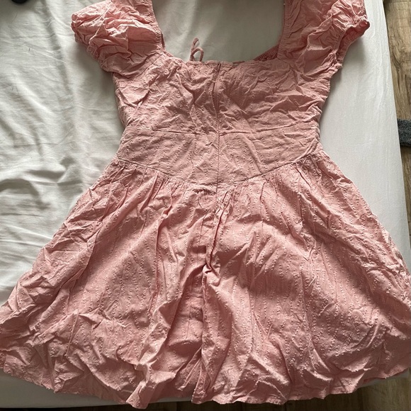 Princess Polly Pink Puff-Sleeve Mini Dress, Size US 10 (AU/UK 14) - Picture 3 of 3